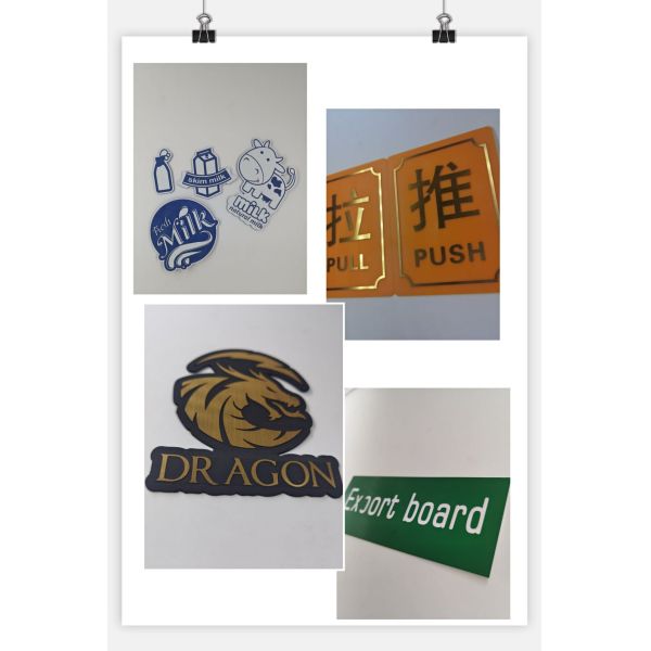 High Contrast Finish ABS Double Color Sheet 2 Colour Engraving Plastic 0.1mm 0.3mm