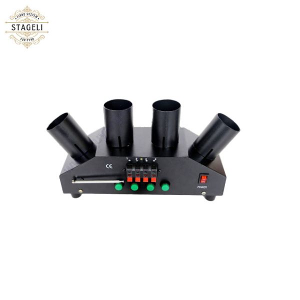 12 10 Channels 500m Fan Fireworks Fountain Machine Fireworks Setting System Wireless Control