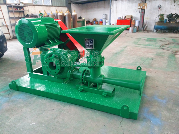 Tuneling jet mud mixer, mud mixing hopper Green 240m3/H 55KW Mud Mixer Customized For Oilfield Drilling Solids Control