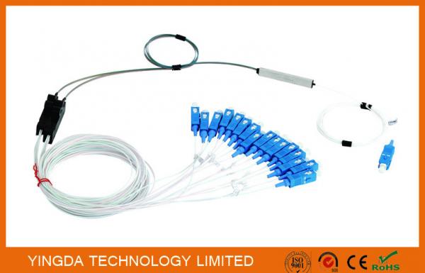 Buy 1x16 Fiber Optic PLC Splitter Planar Lightwave Circuit Splitter at wholesale prices