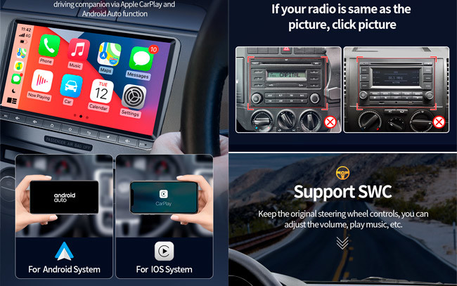 Touch Screen Vw Car Dvd Player 9 Inch Volkswagen Mk5 Golf VW Car Radio Dvd Player