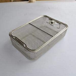 Quality Stainless Steel Silver Wire Mesh Tray Sterilizing Corrosion Resistant for sale