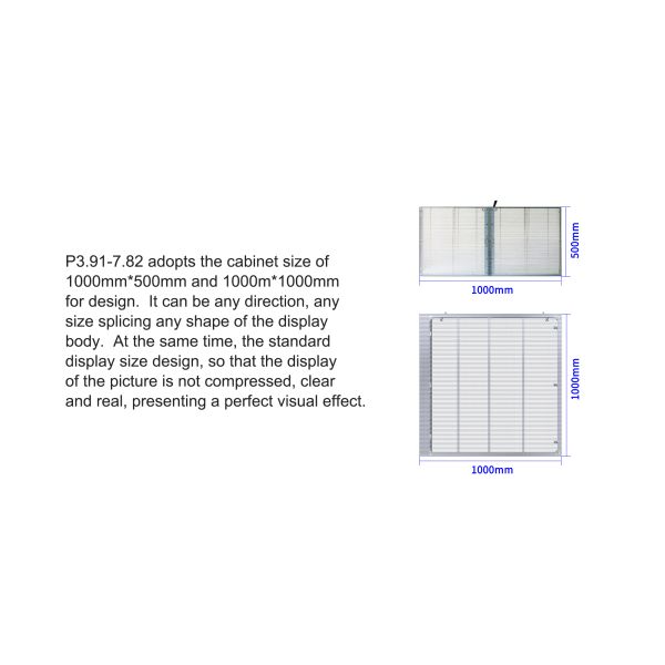 SMD1921 LED Transparent Display Screen P3.91 High Definition Viewing