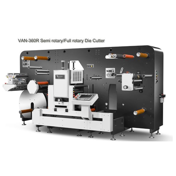 Auto Sticker Label Die Cutting Machine 40A 380V High Speed Rotary Die Cutter