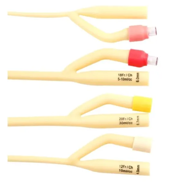 MS13 Medical Disposable Sterile Urine PVC Nelaton 100% Silicone Coated Latex Foley Catheter with Balloon