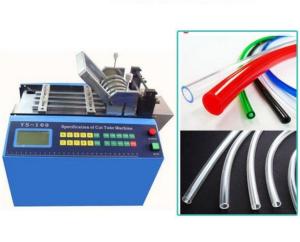 Quality Small Soft Tube Cut-To-Length Machine For Flexible PVC/Rubber/PTFE Tubes for sale