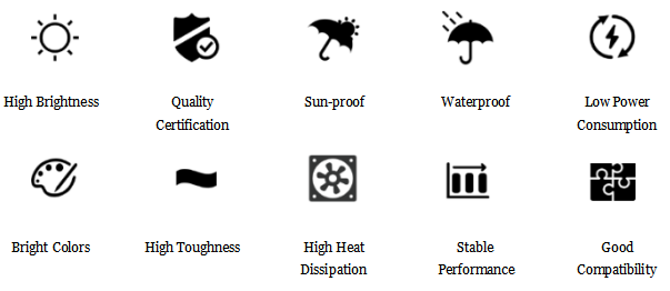 City Roadside Variable Message Sign with 250-300m Viewing Distance >120Hz Refresh Rate and 100,000 Hours Life Span VMS LED Display
