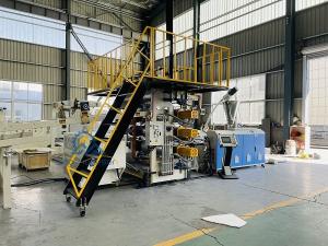 Quality 15m/Min UV PVC Sheet Manufacturing Machine Marble Sheet Extrusion Line 380V 50Hz 3phase for sale