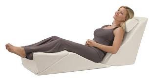 Wedge Pillow for Acid Reflux - Memory Foam Folding Pillow includes a Zippered Cover