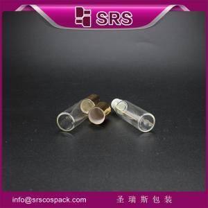 Quality SRS free sample OEM packaging service China supplier 5ml glass transparent roll-on bottle for sale