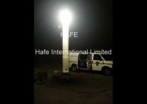 China Security Lighting Prism Inflatable Light Tower , HMI 1000W Inflatable Pillar Column Balloon on sale