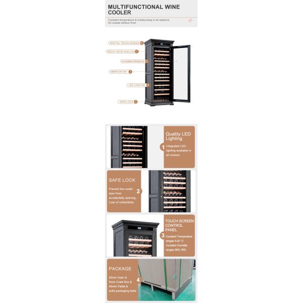 American oak wine coolers