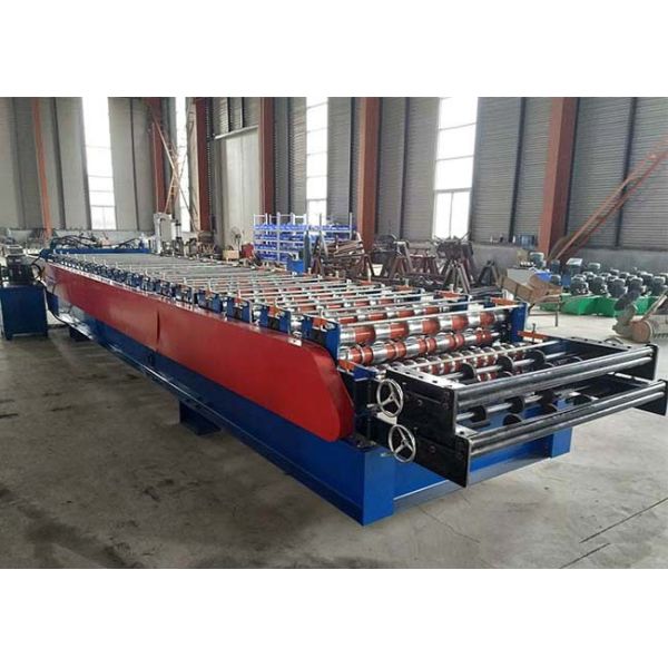 Double deck roll forming machine roll formers metal roofing corrugated steel sheet wall panel tile making machine