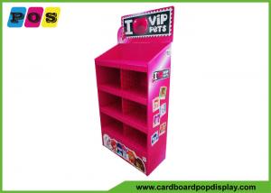 Eye Catching Printing Cardboard Display Stands Point Of Purchase For Plush Toys Promtion FL028