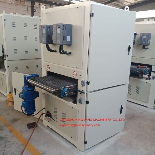 RPS1000-R-R wide belt sander lacquer sanding machine for UV line