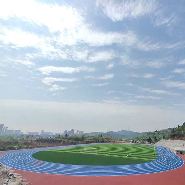 13mm Thickness Athletic Synthetic Running Track Material For Stadium Surfacing
