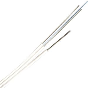 Quality Outdoor White Fiber Cable Assembly With Strength Members And Messenger for sale