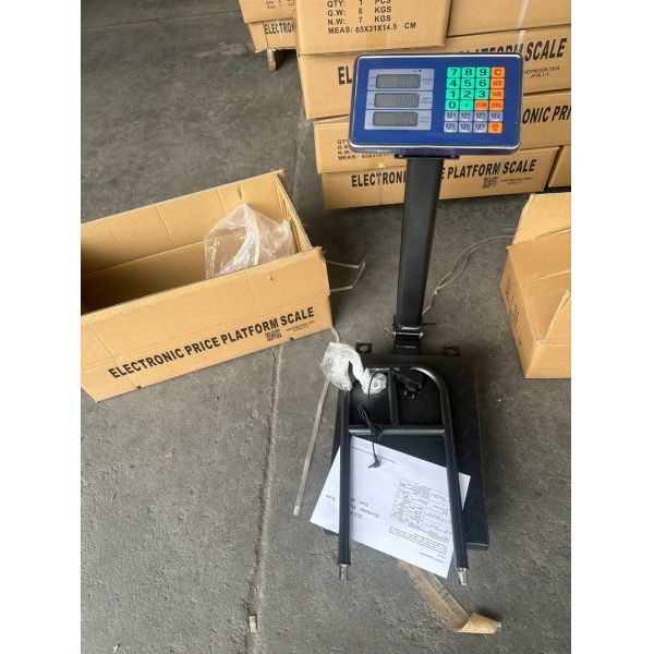 Industrial Waterproof Electronic Digital Scale 150-500KG Bench Weighing Steel Platform 0.1g Accuracy LCD Display OEM ODM