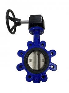China Industrial Ductile Iron Butterfly Valve Gear Operated DIN3202 on sale