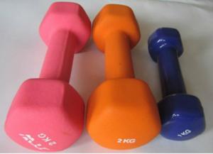 Quality High-grade quality scrub dumbbells ladies fitness dumbbells，small weight dumbell for women use for sale
