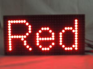 China Custom Digital Display Board LED Screen Modules , P10 Red LED Module on sale