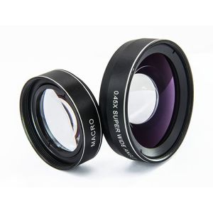 Quality 0.45X Wide Angle DSLR Camera Lens , Phone Photography Camera Telephoto Lens for sale