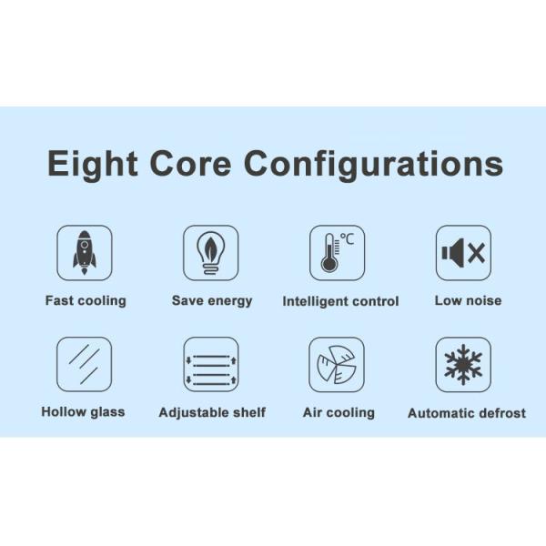 Shopping Mall Multideck Open Chiller Horizontal Round Island Freezer