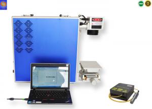 Quality Fiber Portable Laser Marking Machine , Portable Laser Etching Machine High Precision for sale