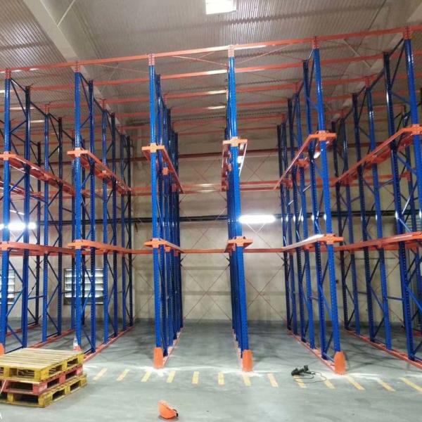 Customized Warehouse Storage Drive In Rack Pallet Racking 2-7 Levels