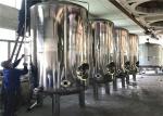 304 316 Stainless Steel Fermentation Tanks / Industrial Storage Tank For Fruit