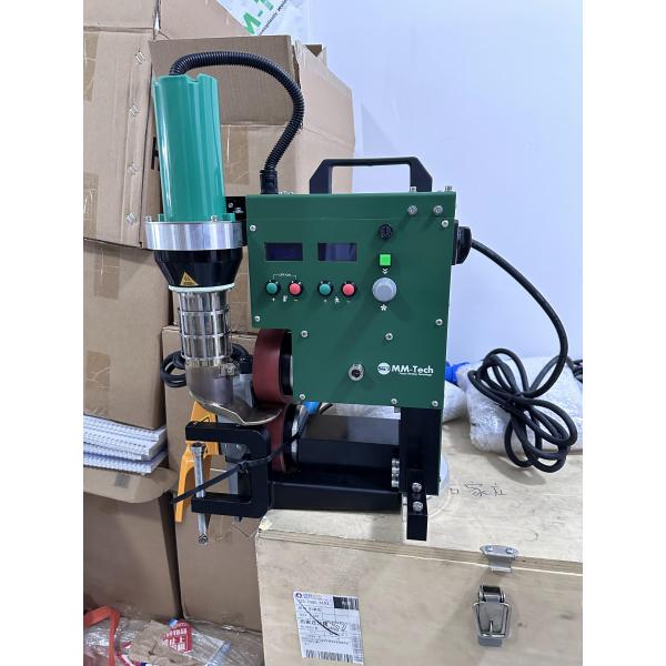 SWT-PAU Table Type Hot Air Welding Machine Pole Pocket Welding With Rope