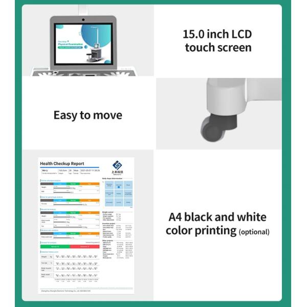 Weight And Height Body Analysis Health Check Kiosk Device Scale Fat Measuring