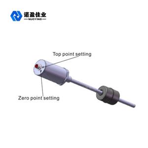 Stainless Steel Vertical Mounted Magnetic Level Gauge Floated Water Level
