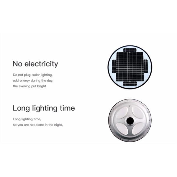 2020 Trending product outdoor round deco solar led garden light 15 watt UFO solar street light