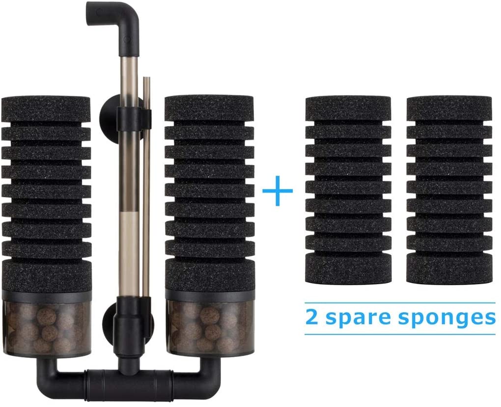 4w 10 Gallon Air Pump Sponge Filter For Aquarium