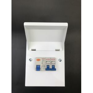 Quality HAROK 32A 4 Way Garage Consumer Unit With Type A RCD Wall Mounted for sale