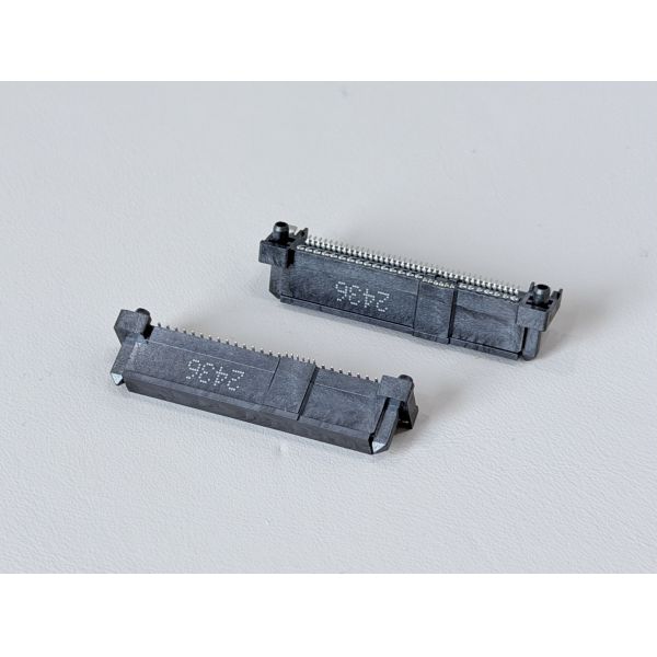 SAS4/PCIe 68-Pin SMT Female Electronic Signal Connector, 30U" Gold Terminal PCB Connector for Server, Automotive, High-Speed Data Transmission