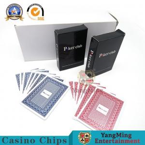Quality 140g Plastic Playing Cards For Texas Club Character Flower Printing for sale