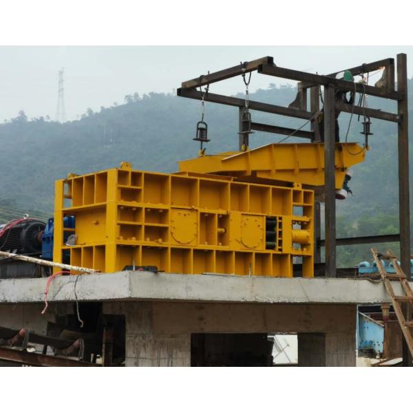 ISO9001 Toothed Roller Crusher Double 2PG 610x400 Limestone