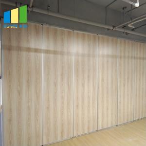 China Melamine Board Soundproofing Movable Acoustic Folding Fabric Partition Walls on sale