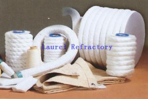 Quality Boiler Insulation Ceramic Fiber Refractory Textiles Oil / Water Vapor Resistent for sale