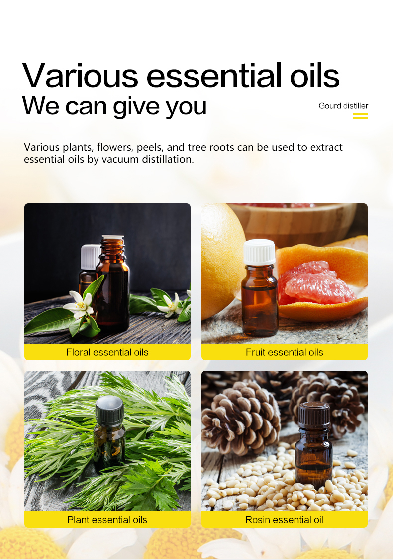 10L Ginseng Essential Oil Steam Distillation Machine for Vanilla Extract Customizable and Versatile