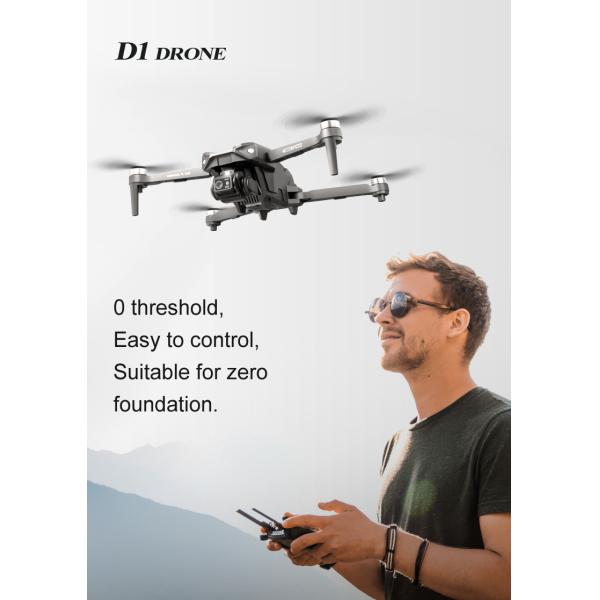 15 Minutes Maximum Flight Time Orange Quadcopter with Brushless Optical Technology and Adjustable Obstacle Avoidance