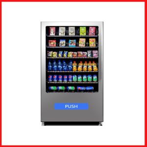 Snacks Drinks Coffee Vending Machines / Mineral Water Vending Machine