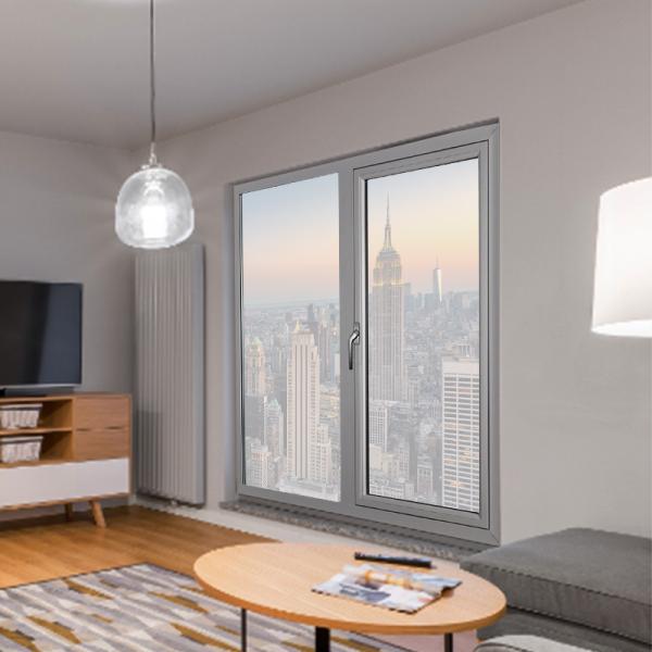 OEM Hot Sell Aluminum Casement Window French Kitchen Grille Window White for Home Hotel