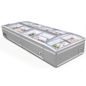 Quality Chest Freezer Automatic Defrosting Refrigeration Equipment Supermarket Island Freezer for sale