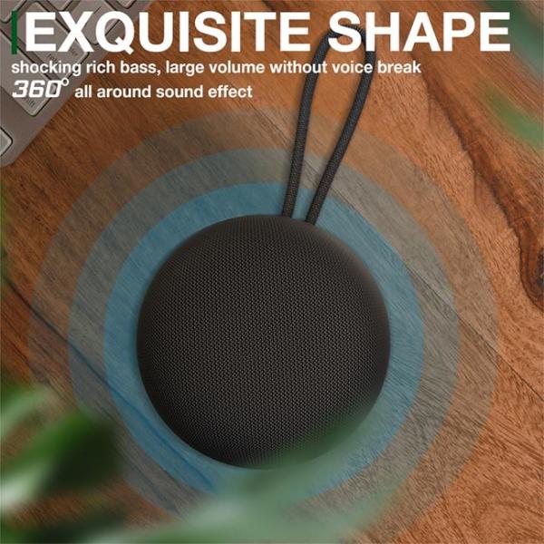 Ipx4 Tws Portable Outdoor Speakers Bluetooth Waterproof Dual Pairing Hands Free Call