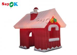 Quality 3*3*3m Oxford Inflatable Christmas Village House For Party for sale