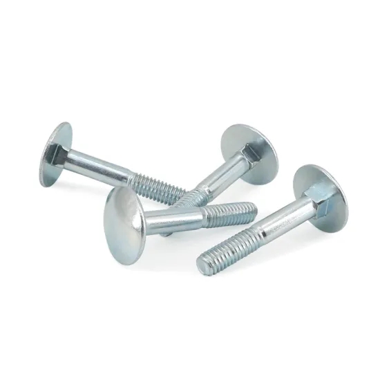 Class 8.8 Full Thread Square Neck Carriage Bolt Zinc Plated