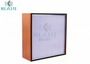 Quality Clean Room Hepa Filters H13 With Particle Board Frame / Aluminium Separator for sale